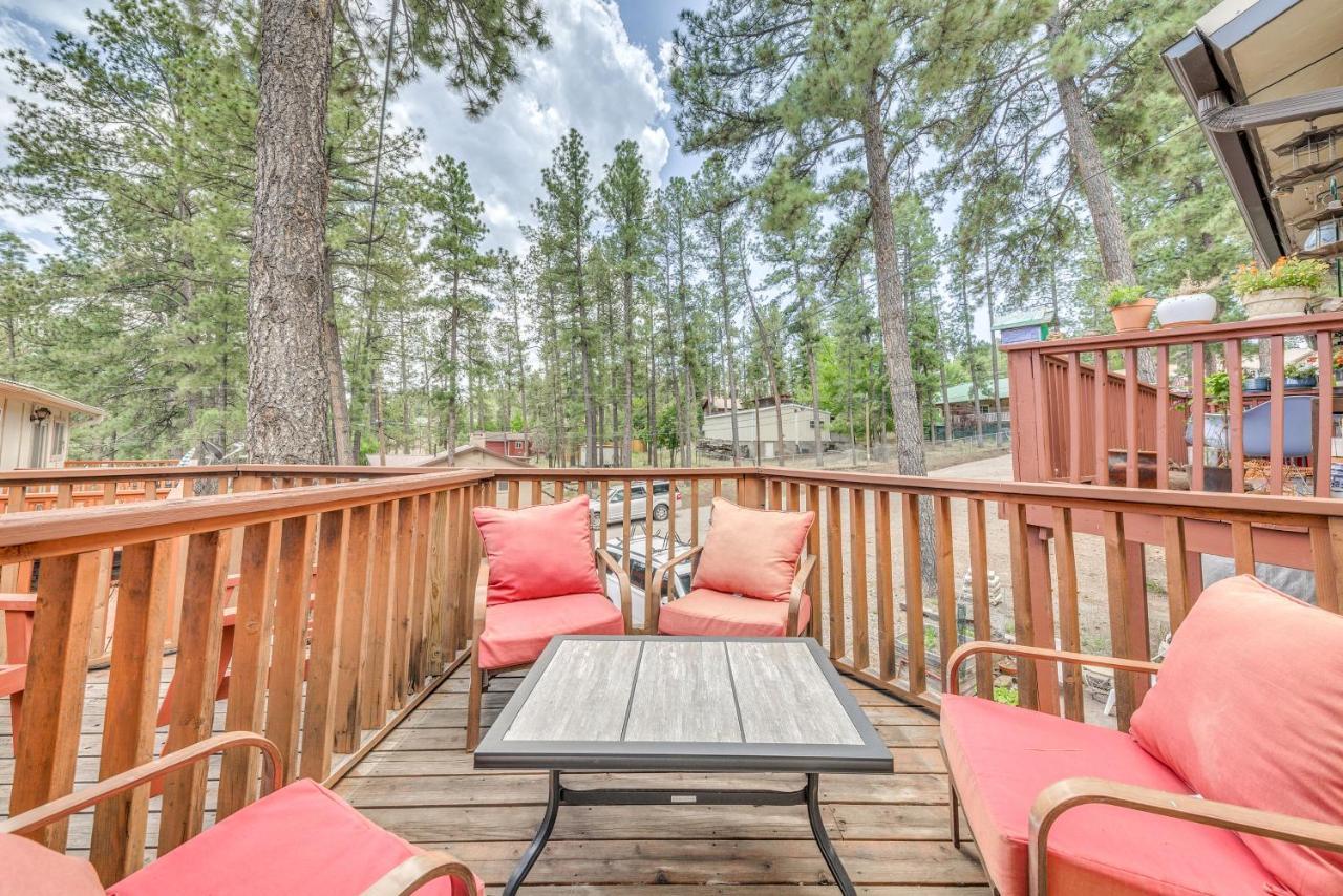 Ruidoso Home With Balcony About 16 Mi To Ski Apache! Luaran gambar