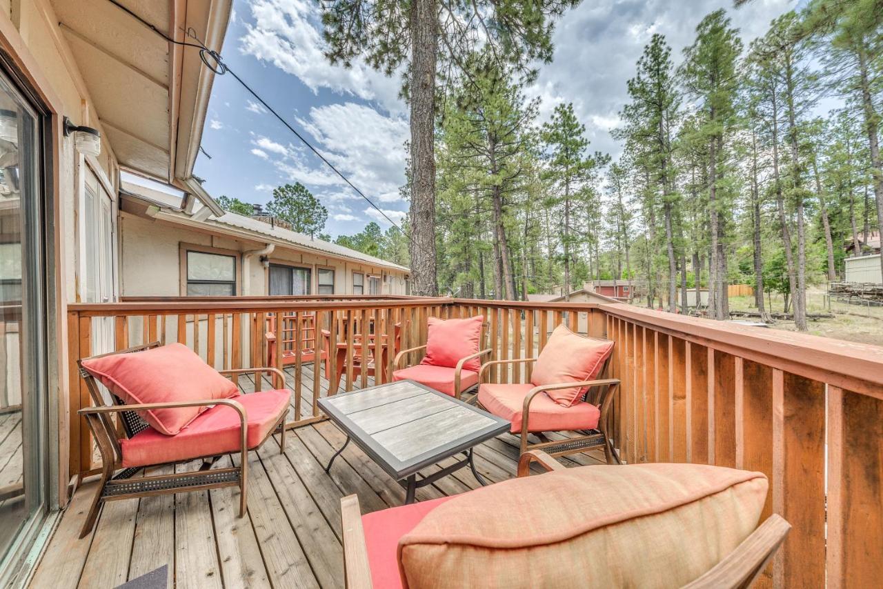 Ruidoso Home With Balcony About 16 Mi To Ski Apache! Luaran gambar